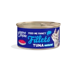 Edgard & Cooper Comida Húmeda para Gatos Filetes de Atun, 24 x 70 gr