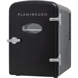 Flamingueo Mini Nevera 4l 12v/220v Función Frío Y Calor Negro