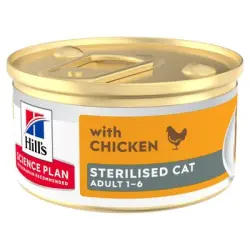 Hill's Science Plan Adult Sterilised Mousse - Pollo (12 x 85 g)