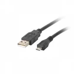 Lanberg Cable Micro USB a USB 2.0 1.8m Negro