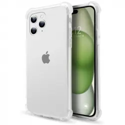 PcCom Essential Funda Antishock Transparente para iPhone 15 Pro Max