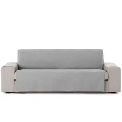 Vipalia Protector Cubre Sofá 1 Plaza / Relax Color Gris Modelo Brisa