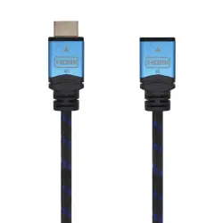 Aisens Cable Alargador HDMI Macho/Hembra 1m Negro
