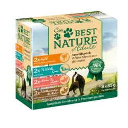Best Nature Cats Multipack Pouches Mix of 4 - 8 x 85 g