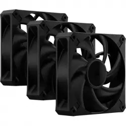 Corsair RS120 MAX PWM Triple Pack Ventilador Suplementario 120mm Negro