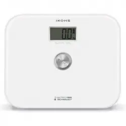 Create Exiges Báscula de Baño sin pilas ni batería Blanca