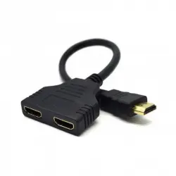 Gembird Cable HDMI 2.0 a 2x HDMI 2.0 Macho/Hembra Negro