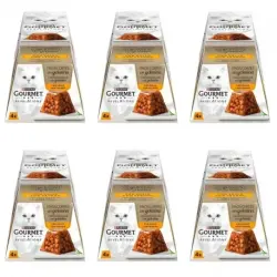 Gourmet Revelations Finos Cortes Comida Húmeda para Gatos con Pollo en Gelatina, 24 x 57 gr