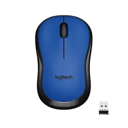 Logitech M220 Silent Ratón Wireless Azul