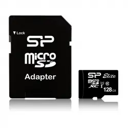 Silicon Power Tarjeta MicroSD 128GB UHS-1 con Adaptador
