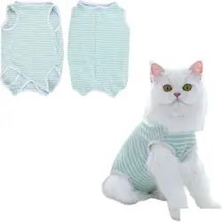 ZooVenture Cuerpo de gato postoperatorio (2 piezas) - Colores: Verde 2 piezas