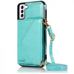 Cool Funda Colgante Wallet Menta para Samsung Galaxy S21