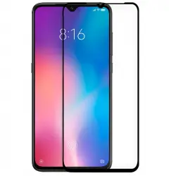 Cool Protector Cristal Templado Bordes Negros para Xiaomi Mi 9/Mi 9 Lite