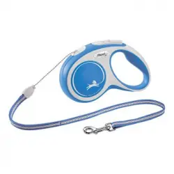 Correa Para Perro Flexi New Comfort 5m Azul Talla S