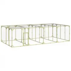 Gallinero Madera Maciza De Pino Impregnada 800x400x200 Cm Vidaxl