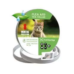 IntiMeg Collar antipulgas y antigarrapatas para gatos y perros - Gato