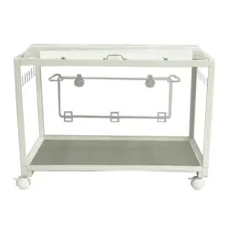 Jaula TIAKI para hámsteres, blanca - 79 x 44 x 60 cm (L x An x Al)