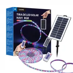 Ledme Tira LED Solar Multicolor 5m