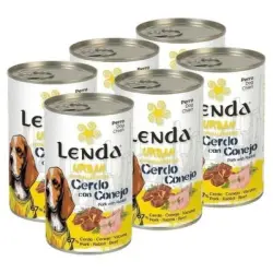 Lenda Urban Comida Húmeda para Perros Cerdo con Conejo - 6 x 400 g