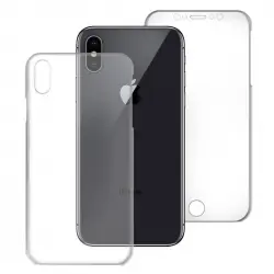Max Power Digital Funda Doble Cara 360 Grados Silicona Transparente Para Apple Iphone Xs Max