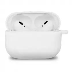 PcCom Essential Funda Protectora para Airpods Pro Blanca