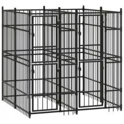 Perrera De Exterior De Acero 3,69 M²