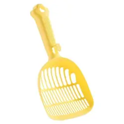 UAMLY Pala y tamiz para arena de gato - AMARILLO