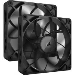 Corsair iCUE LINK RX140 MAX Pack Doble Ventilador Suplementario PWM 140mm Negro