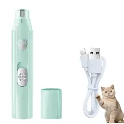 FurryFusion Lima eléctrica para uñas de perro - Verde