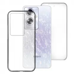 Max Power Digital Funda Doble Cara 360 Grados Silicona Transparente Para Oppo A79 5g