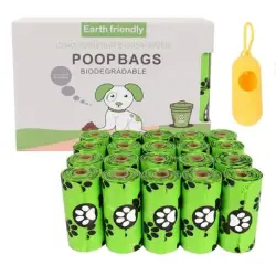 MCBOSON Bolsas para excrementos de perro - 1 pieza