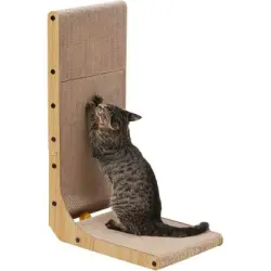 Pawffee Tabla rascadora en forma de L de 68 cm de altura paredes esquinas - 1 pieza