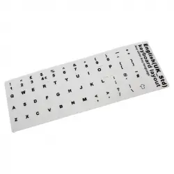 Pegatina Para Convertir Teclado En Idioma Inglés Blanco