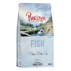 Purizon Adult con pescado para gatos, sin cereales - 400 g