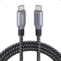 Anker Prime Cable USB-C a USB-C Cable Nylon Trenzado 240W 90cm Gris
