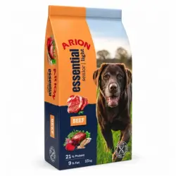 Arion Essential Senior Light Pienso para Perros Mayores con Ternera, 3 Kg