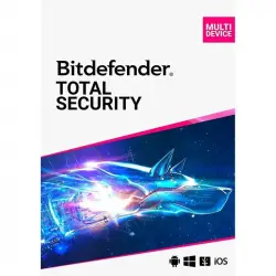 Bitdefender Total Security 2024 10 Dispositivos 2 Años PC/Mac/Android/iOS Descarga Digital