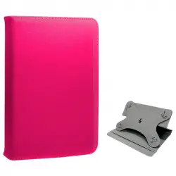 Cool Funda Giratoria Polipiel Rosa para Ebook / Tablet 7"
