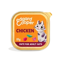 Edgard & Cooper Comida Húmeda Para Gatos en Paté con Pollo, 16x85gr