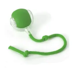 IntiMeg  para gatos Pelota automática para gatos - Cuerda verde para llamar a los pájaros
