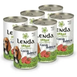Lenda Urban Comida Húmeda para Perros Cerdo Ibérico - 6 x 400 g