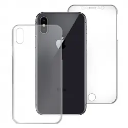 Max Power Digital Funda Doble Cara 360 Grados Silicona Transparente Para Apple Iphone X / Xs