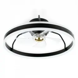 Noaton Atria Ventilador de Techo con Luz LED y Mando 26W Blanco/Negro