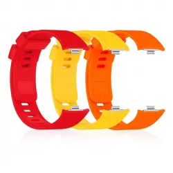Ociodual Pack De 3 Correas Para Xiaomi Smart Band 8 Pro,amarillo,rojo,naranja