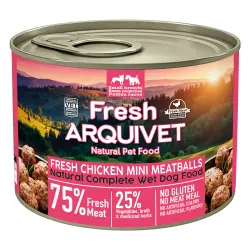 PACK 6 unidades Arquivet  Fresh MINI Chicken Meatballs 200gr