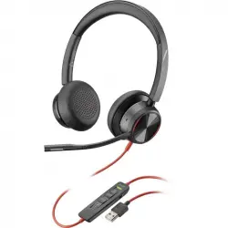 Plantronics Blackwire 8225 Auriculares USB Negros