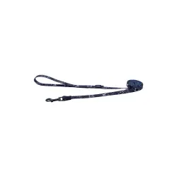 Rogz Correa Grafitti Negro para perros - 140 cm x 20 mm