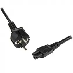 Startech Cable de Alimentación para Portátil Schuko CEE7 a IEC320 C5 Hoja de Trébol 2m