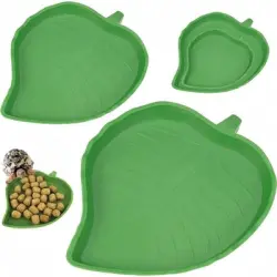 ZooVenture Juego de 2 comederos y bebederos tortugas, lagartos hámsteres - 2 piezas