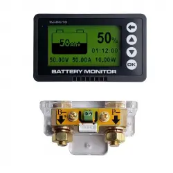 Blugy Monitor De Baterías Con Shunt, 500a